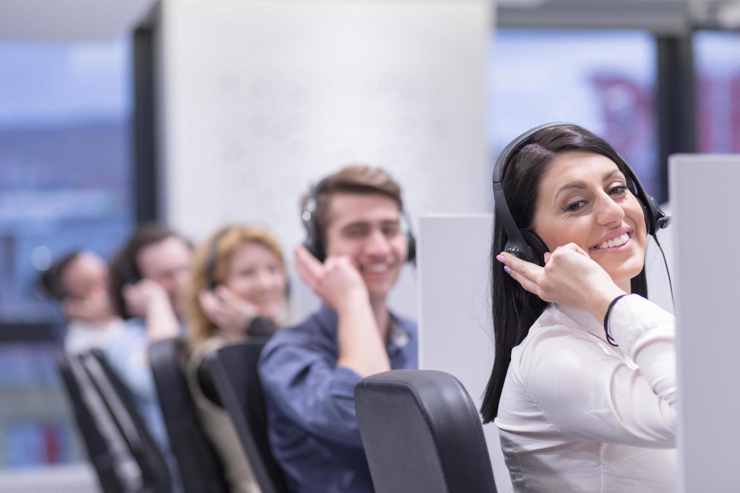 Call center operators photo