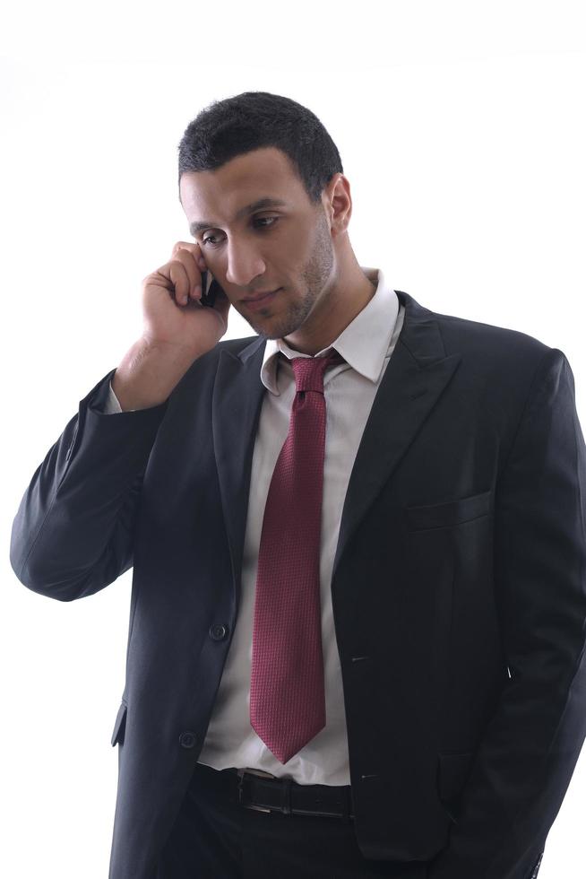 business man with  mobile phone photo