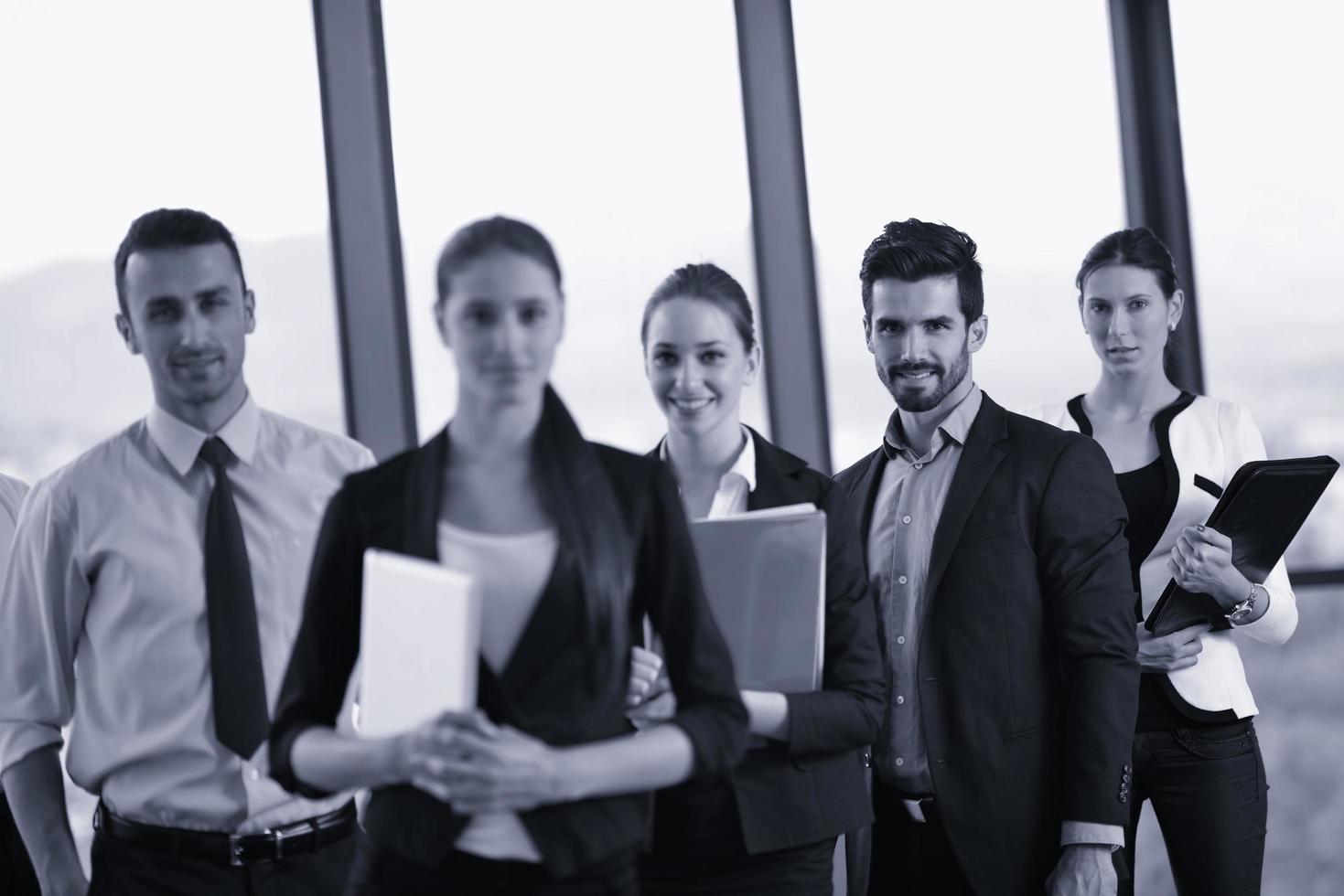 business people in a meeting at office photo