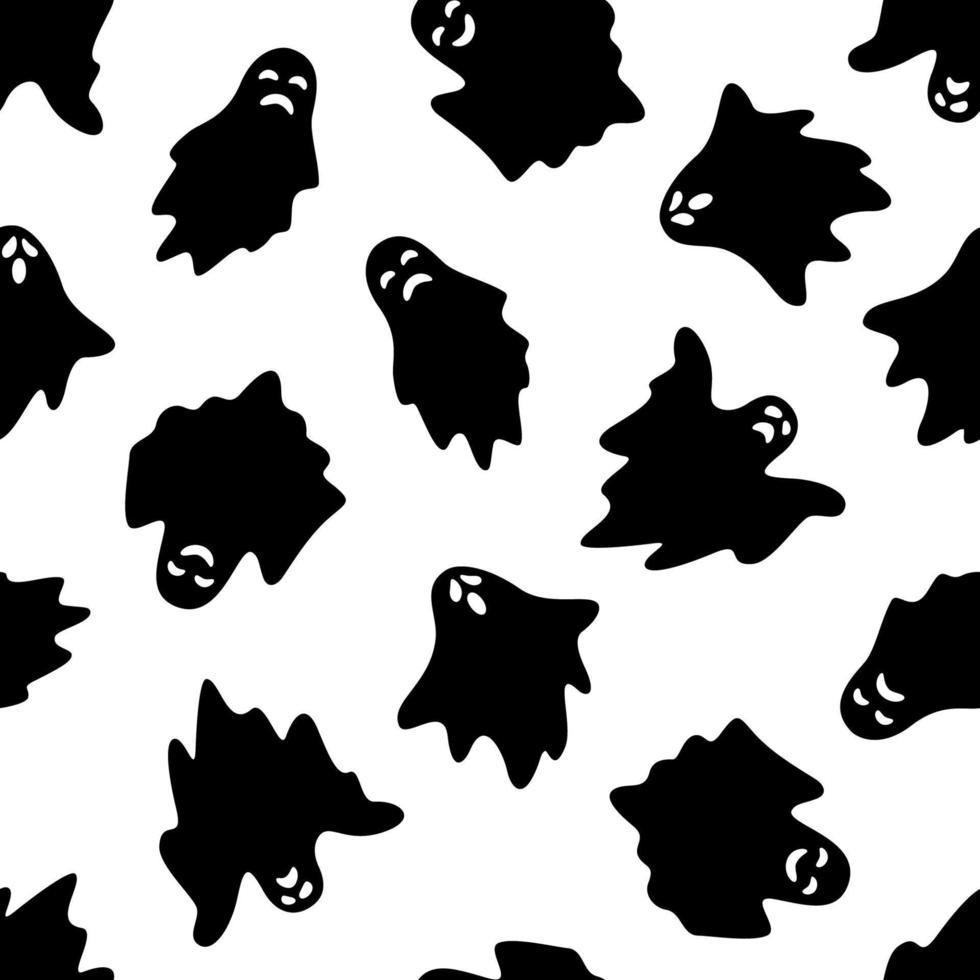 conjunto de fantasmas de halloween vector