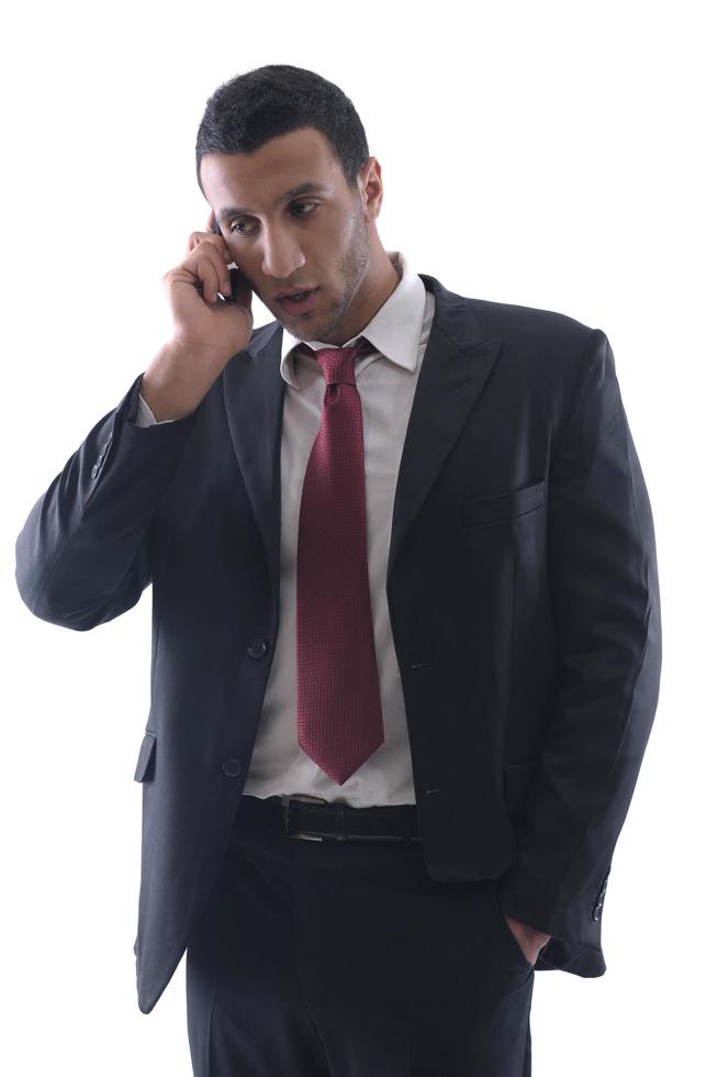 business man with  mobile phone photo