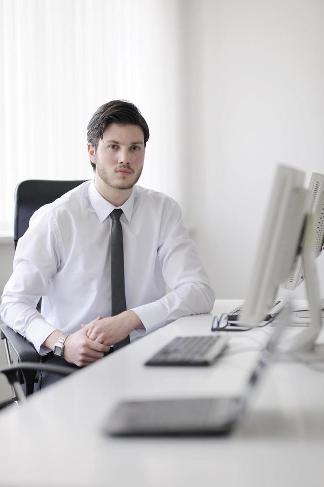 handsome young business man photo