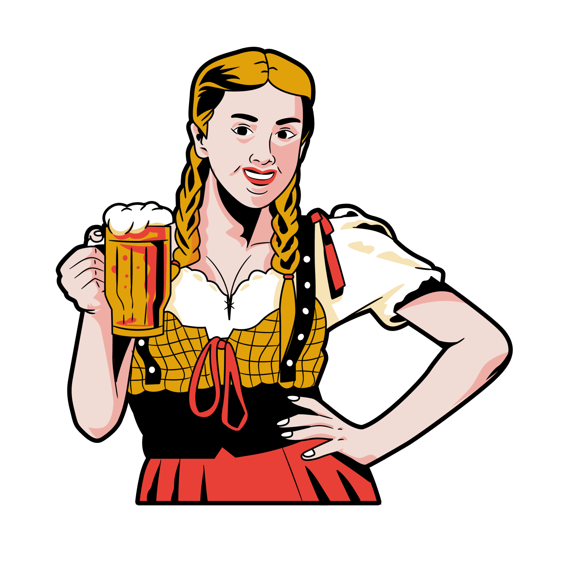 Free Oktoberfest woman in costume Celebrating 12085364 PNG with ...