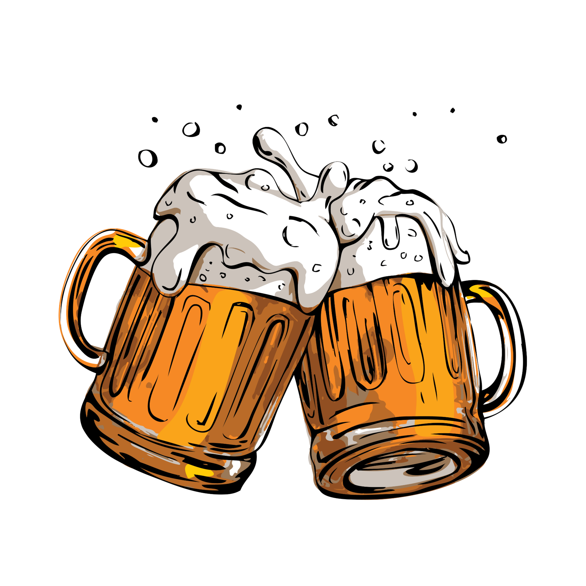 Free Dos Jarras De Cerveza 12085377 Png With Transparent Background