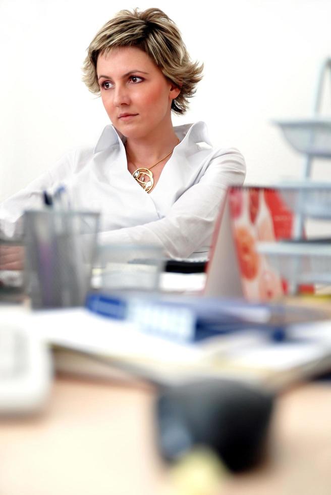 Business woman in office photo