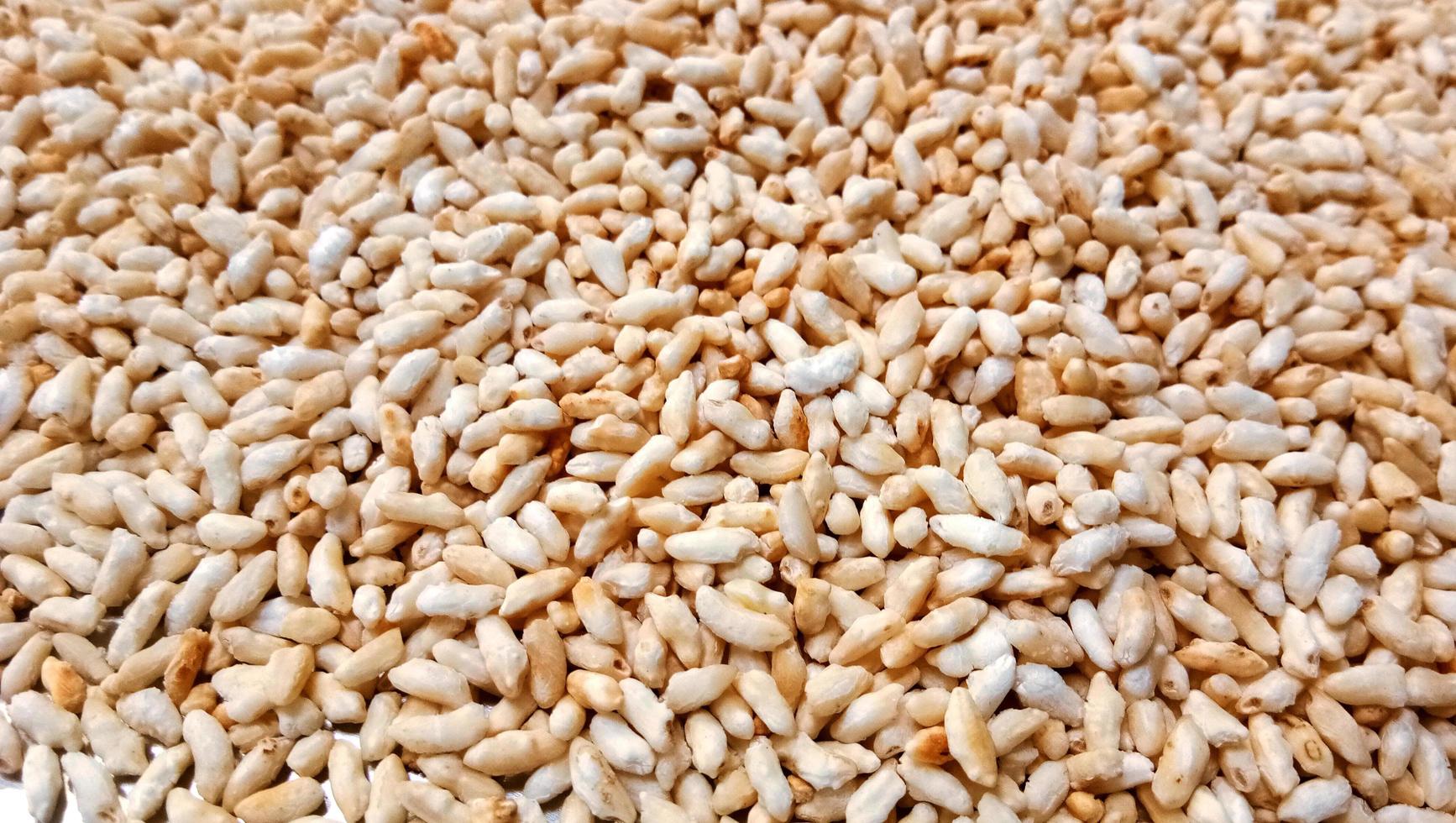 Churmure or murmure or moori, Puffed rice, food ingredient photo