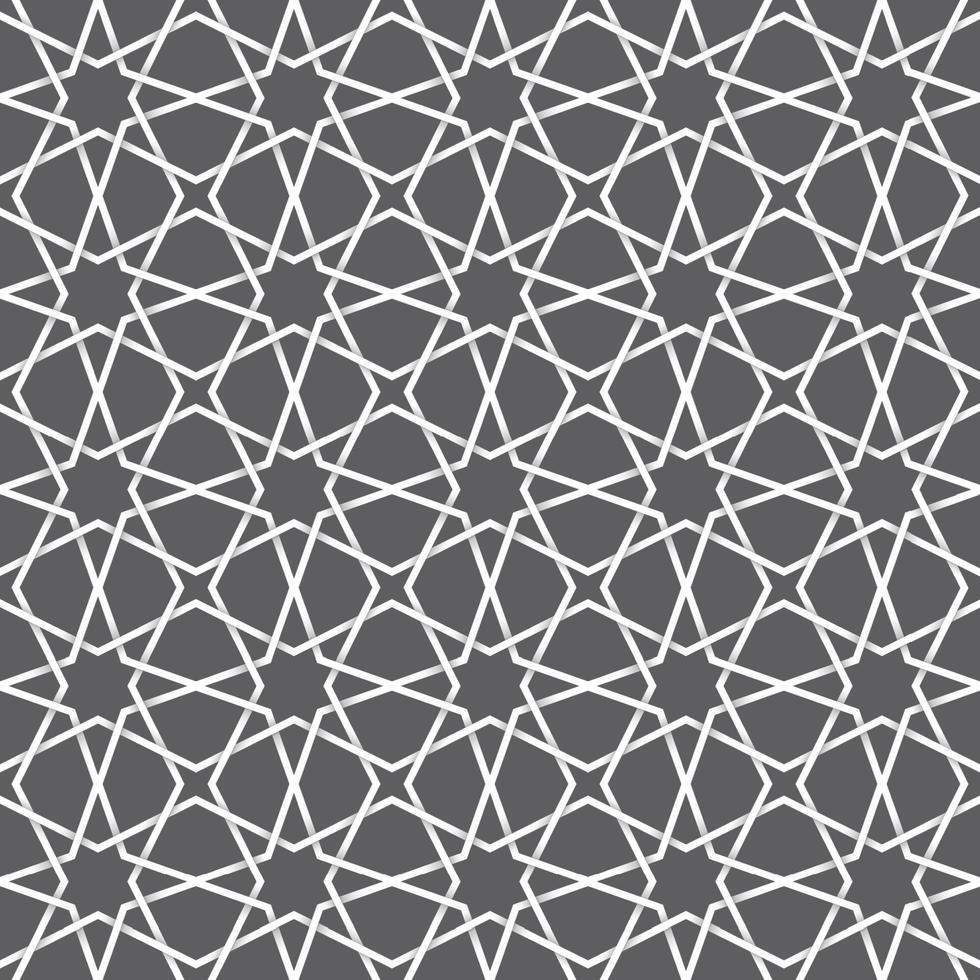 Background with seamless pattern in islamic style vector