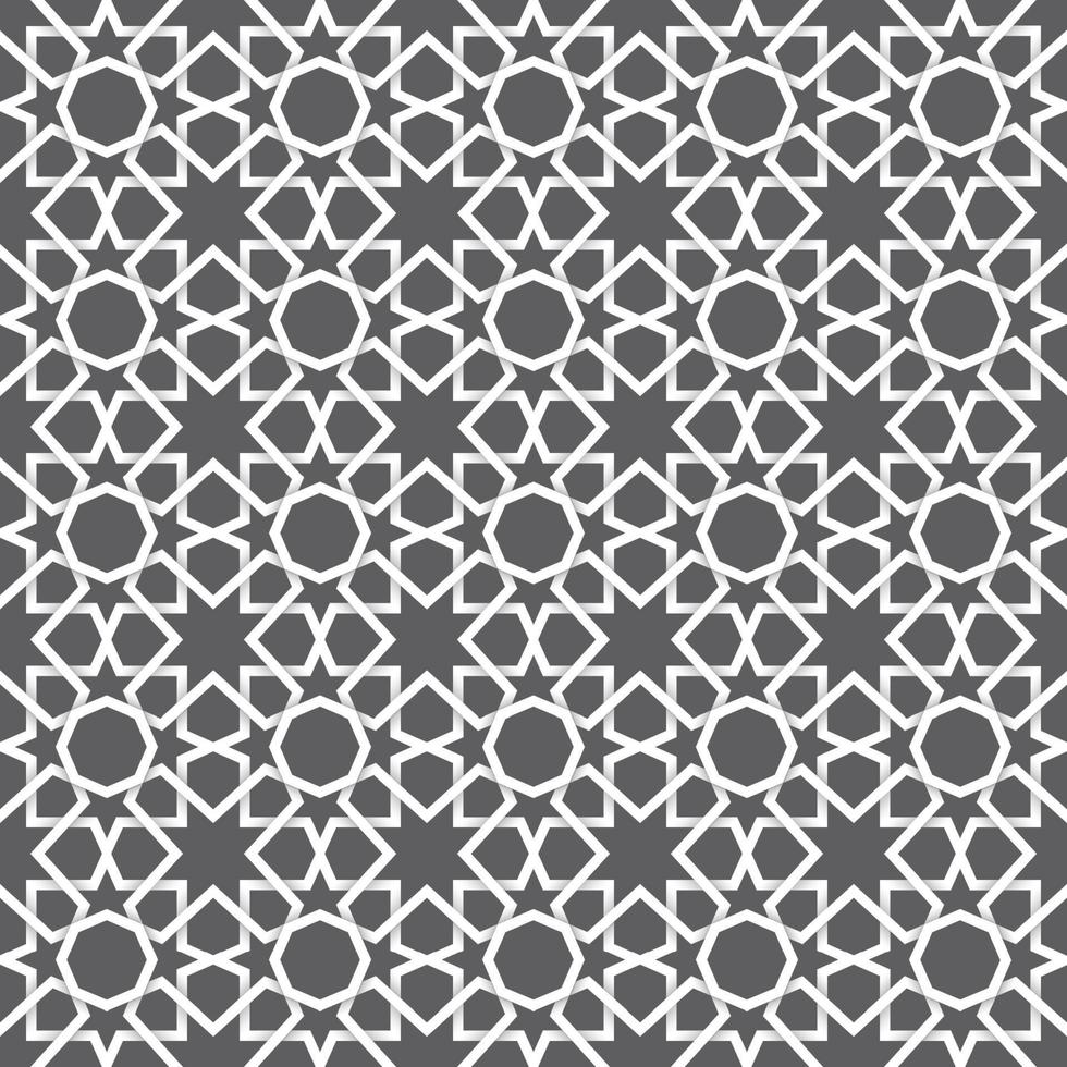 Background with seamless pattern in islamic style vector