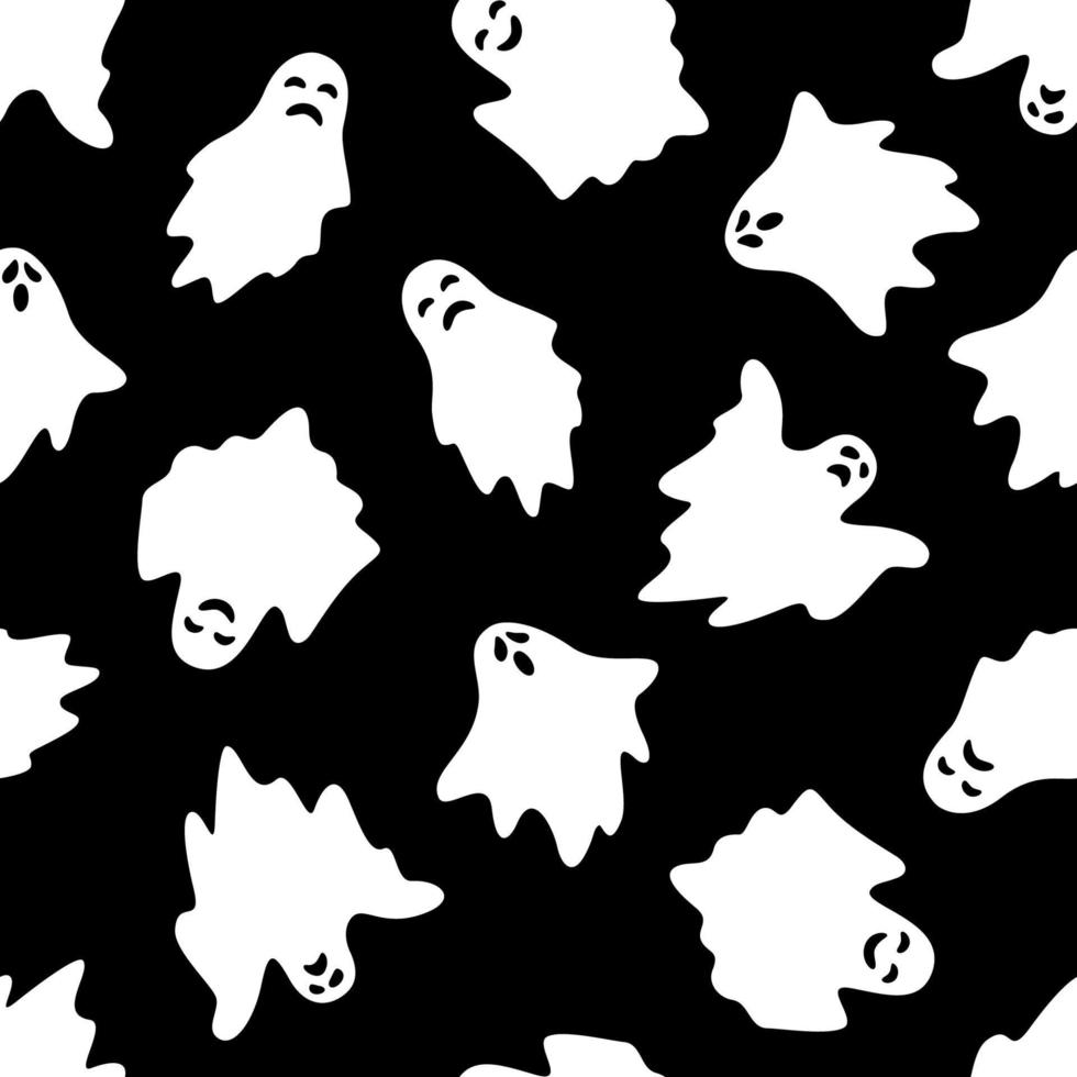 conjunto de fantasmas de halloween vector