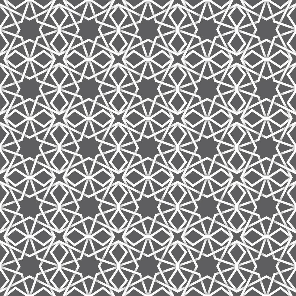 Background with seamless pattern in islamic style vector