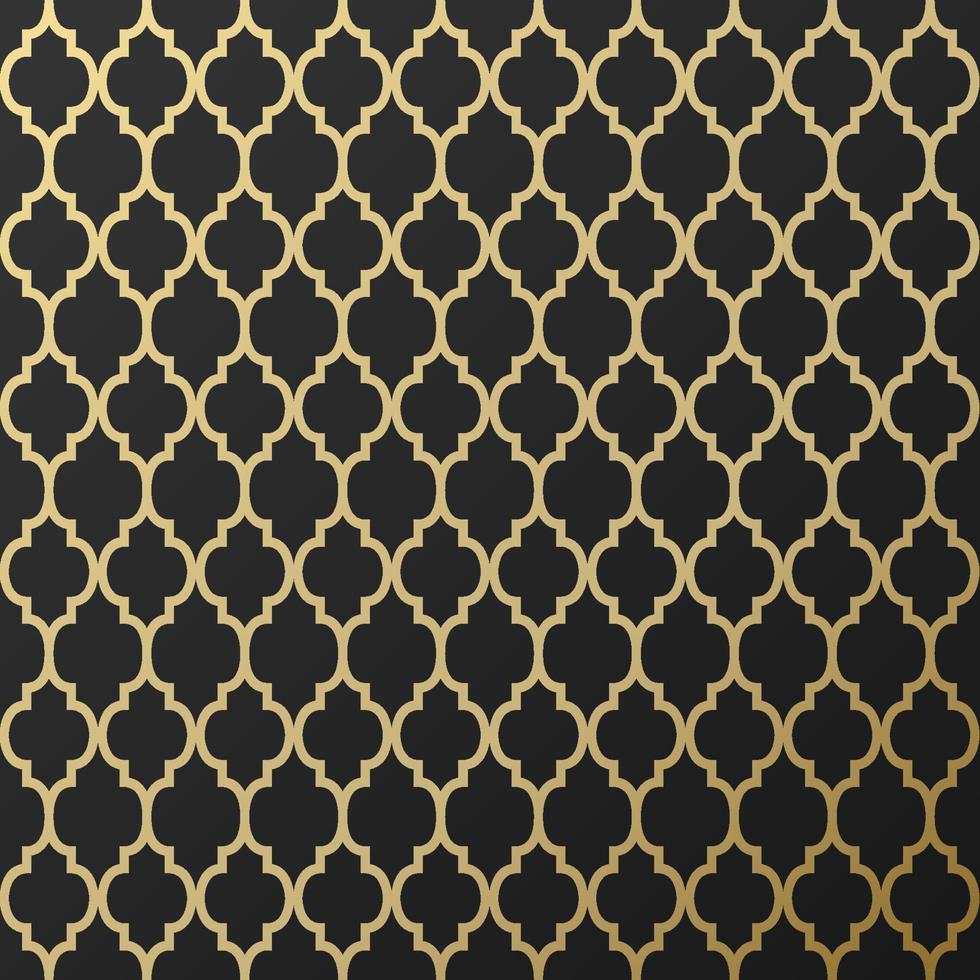 Background with seamless pattern in islamic style vector