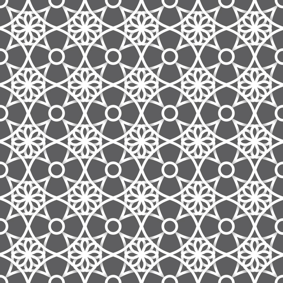 Background with seamless pattern in islamic style vector