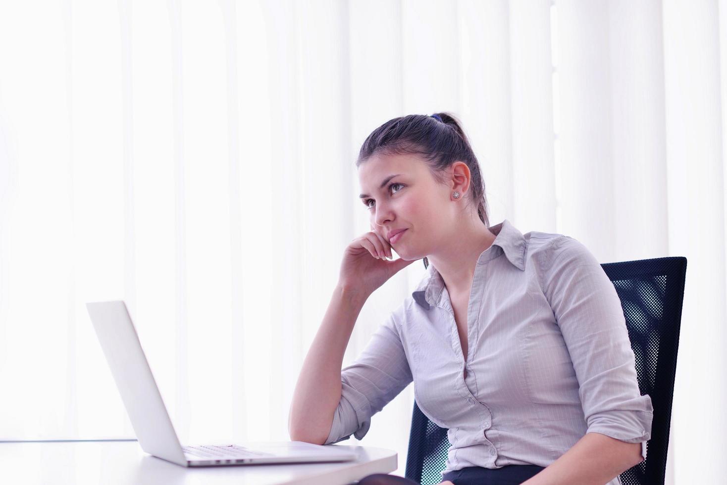 business woman at  office photo