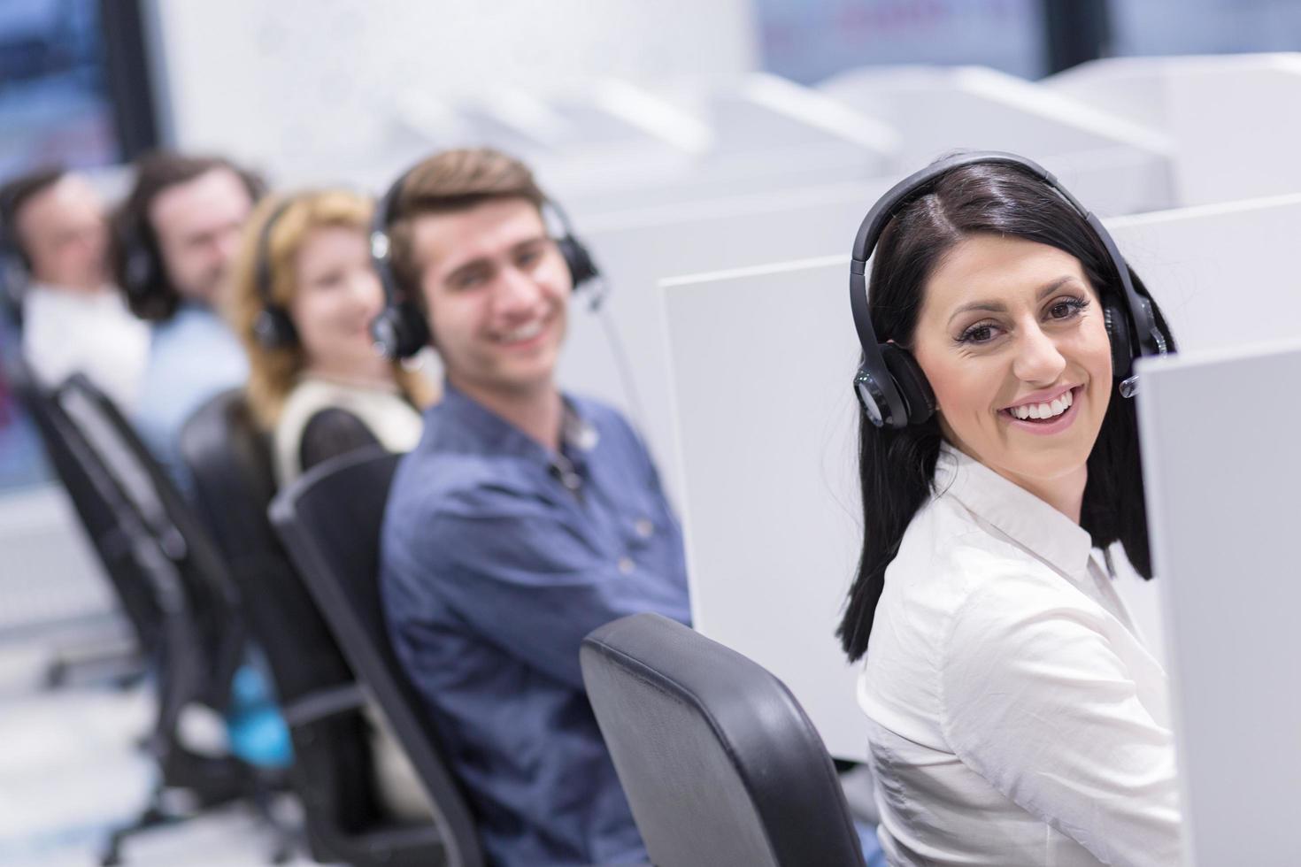 Call center operators photo