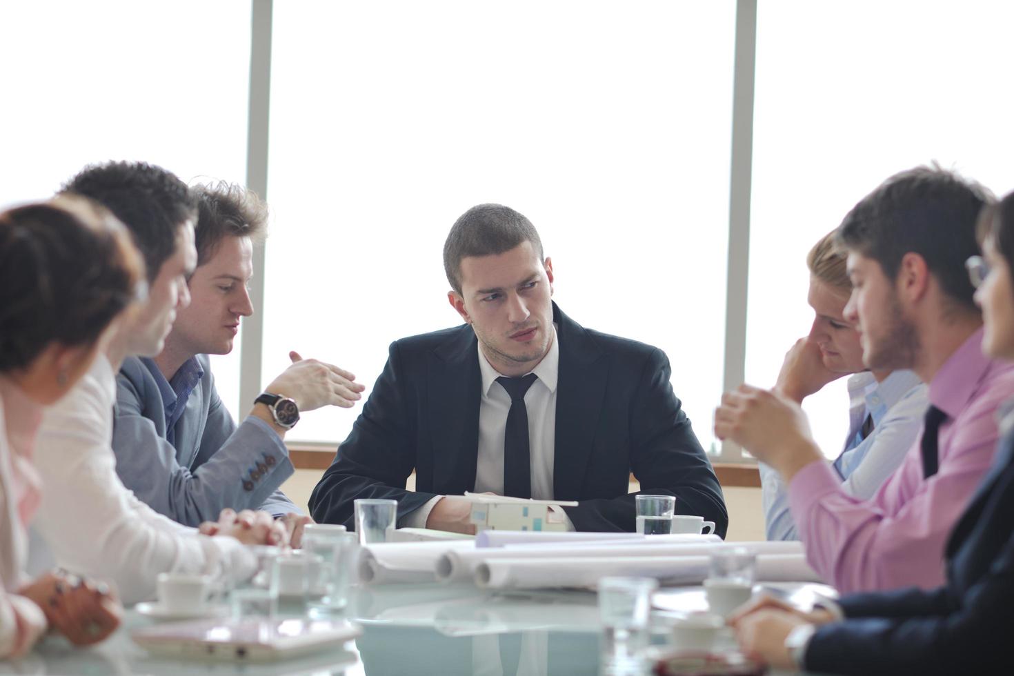 architect business team on meeting photo