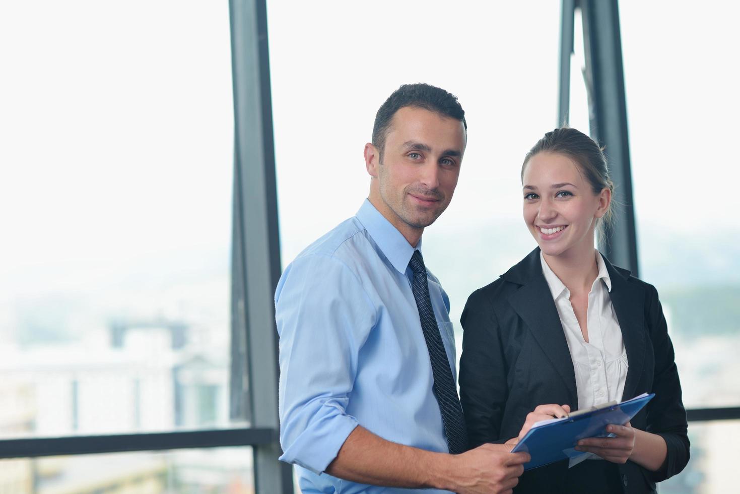 business people in a meeting at office photo