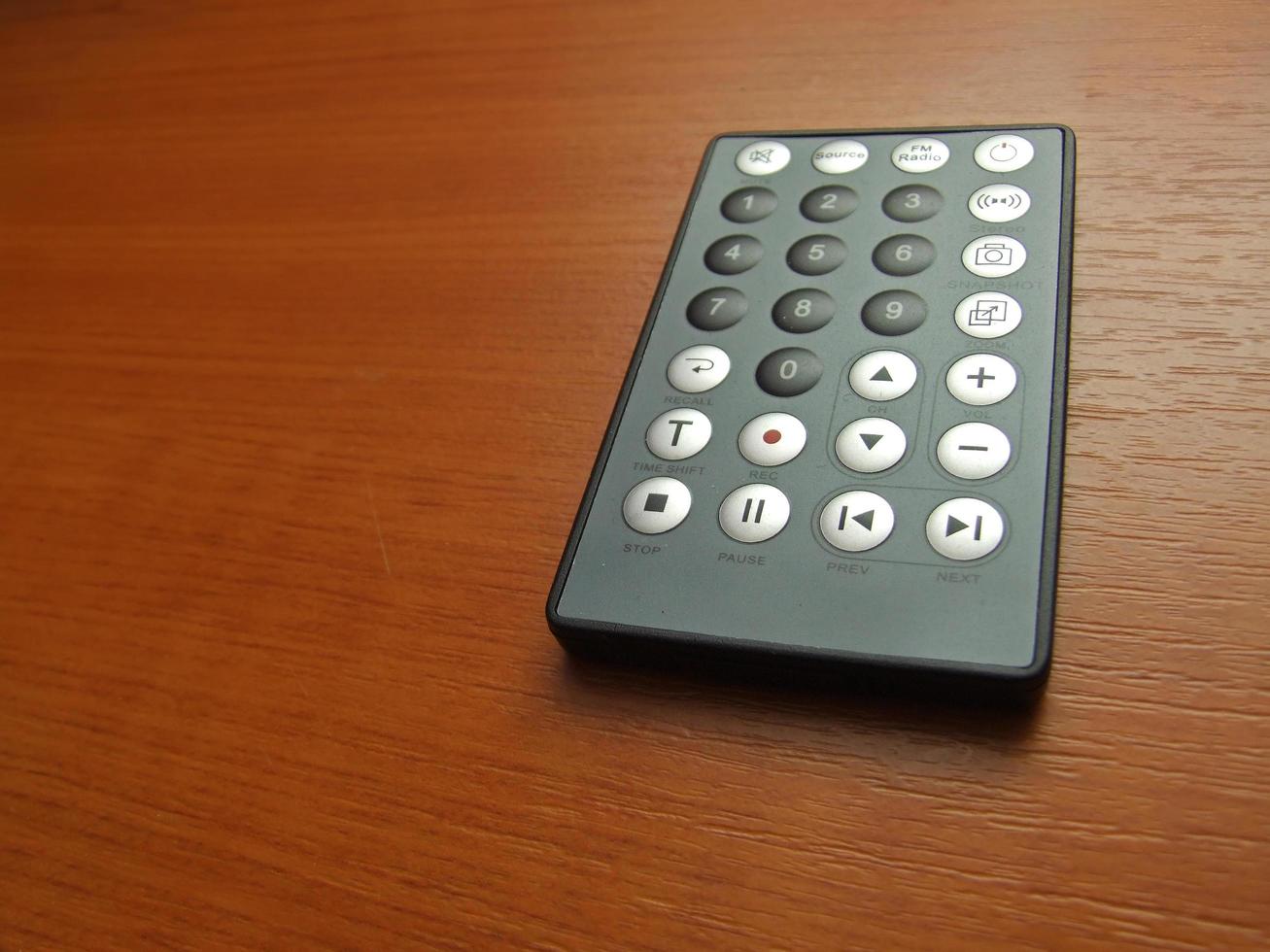 Calculator on table photo