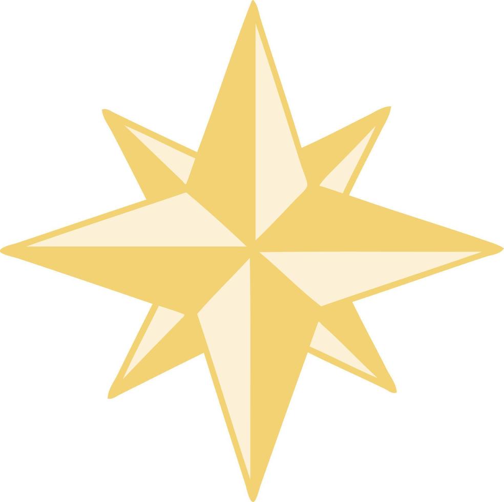 iconic tattoo style image of a star vector