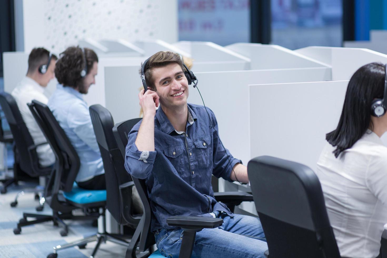 Call center operators photo