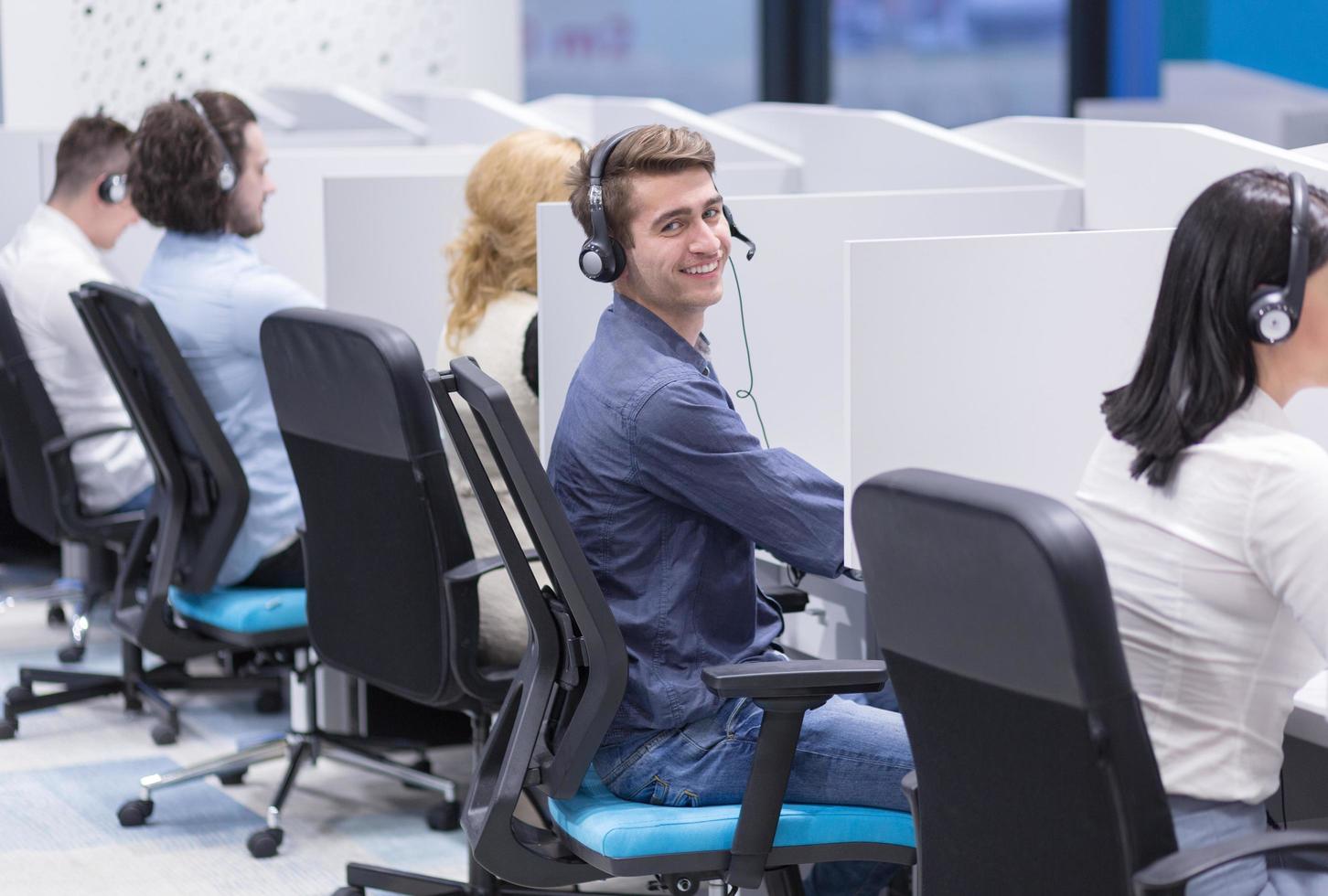 Call center operators photo