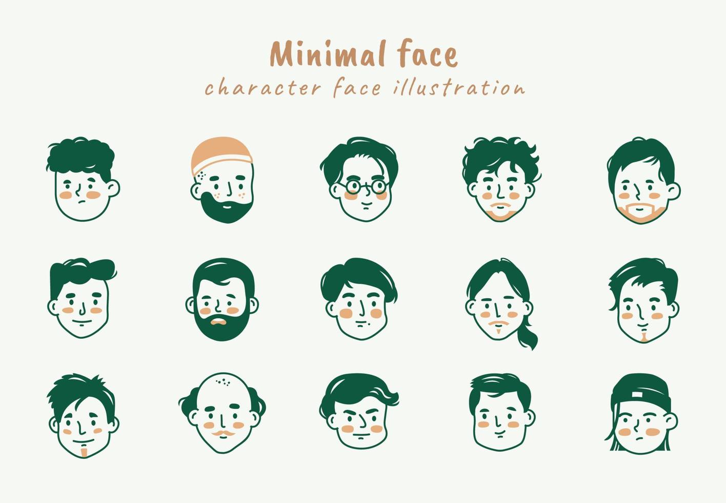 Minimal Character Face vector