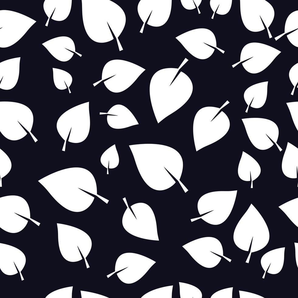 leaf seamless pattern wall pepper vector