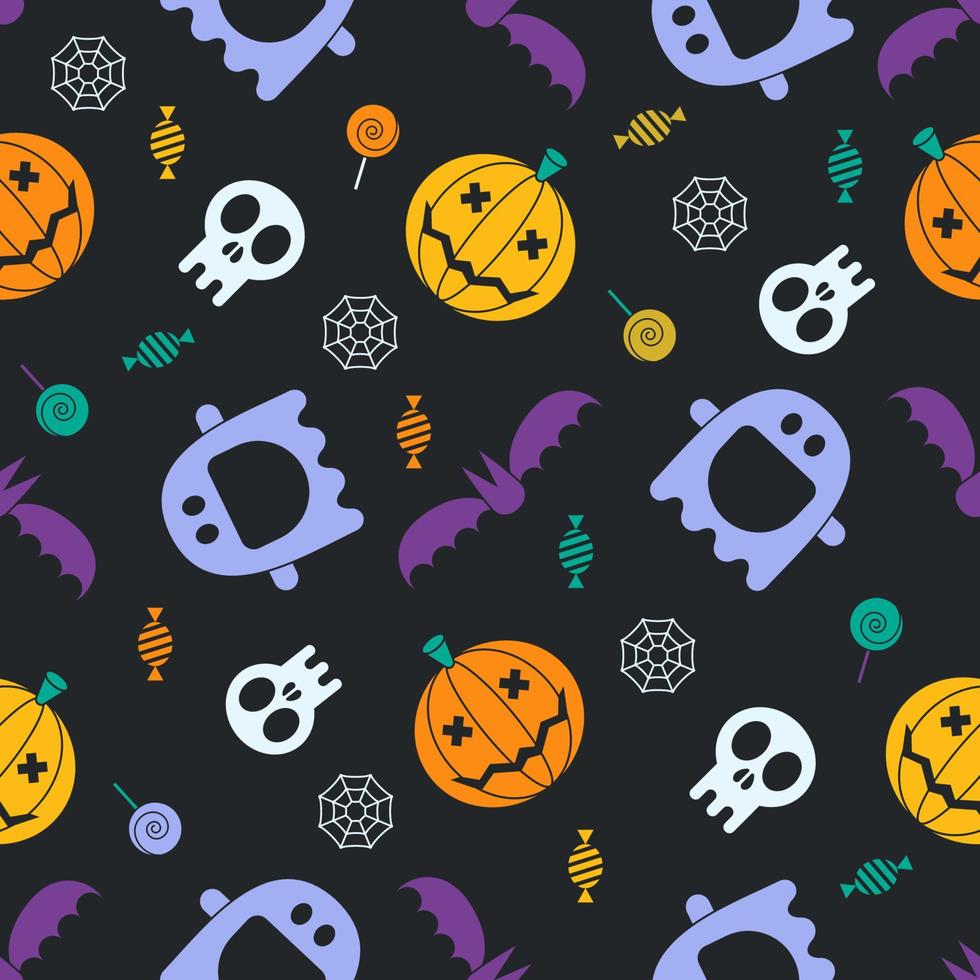 Halloween Seamless Pattern vector