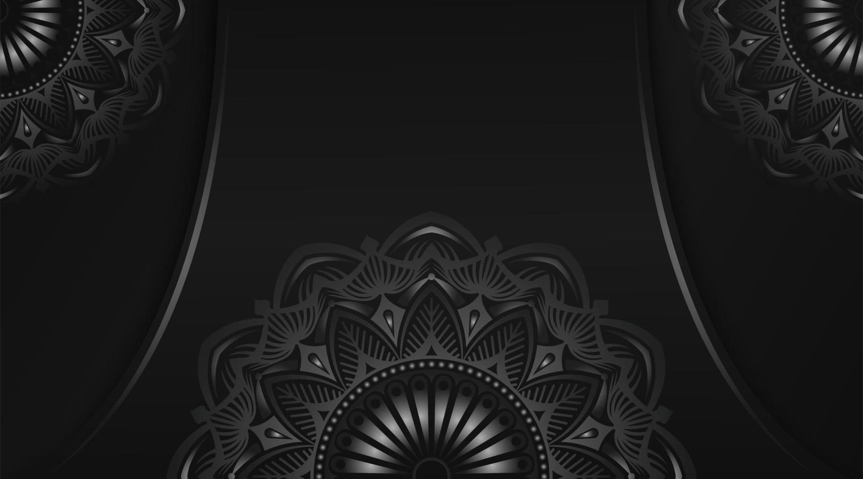 fondo de lujo, negro y dorado vector