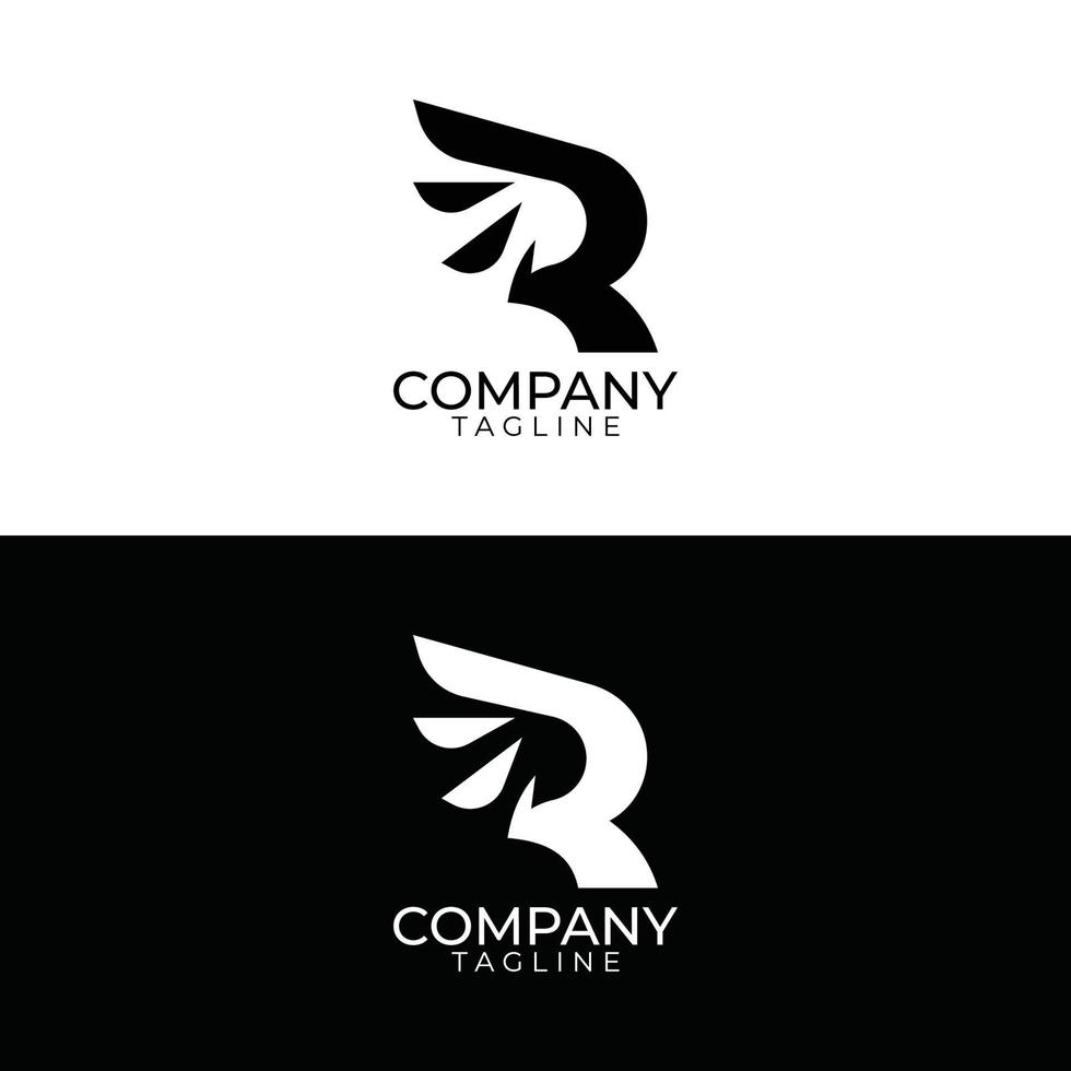 diseño de logotipo r y plantillas vectoriales premium vector