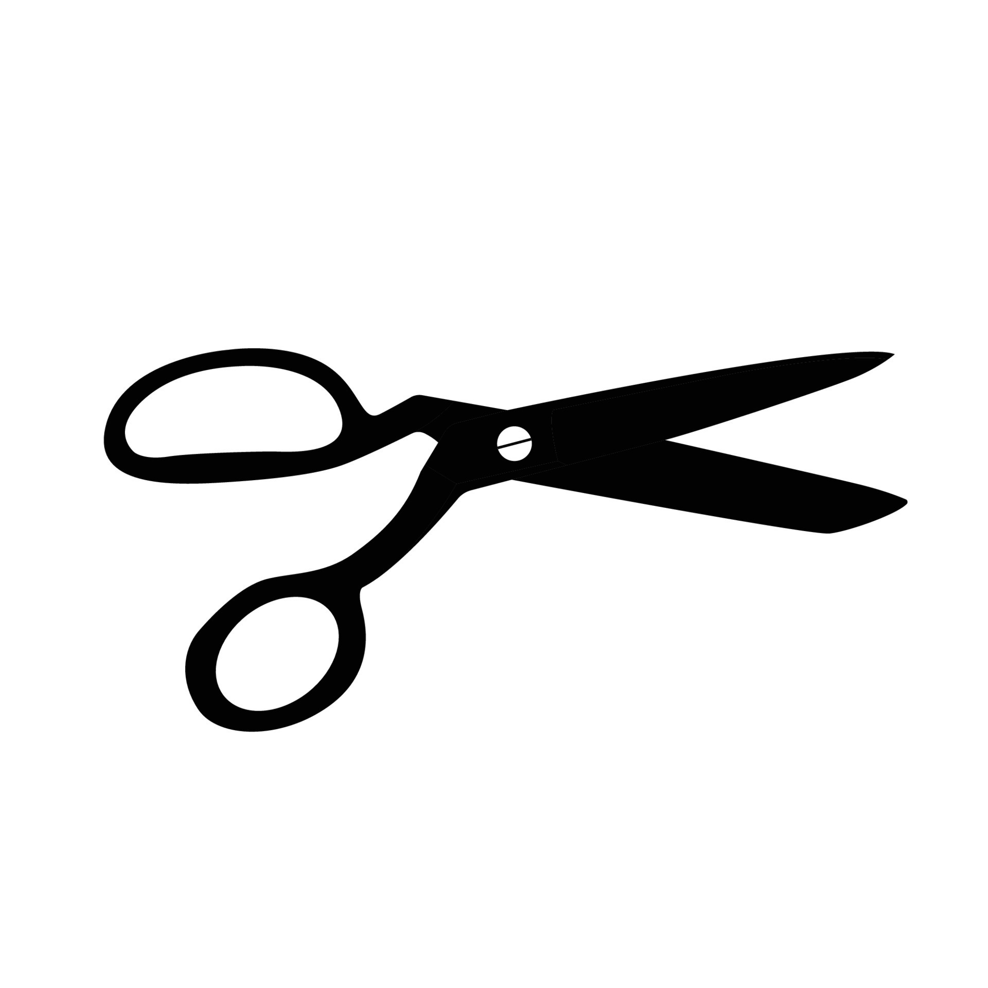 Free Vectors  Scissors silhouette