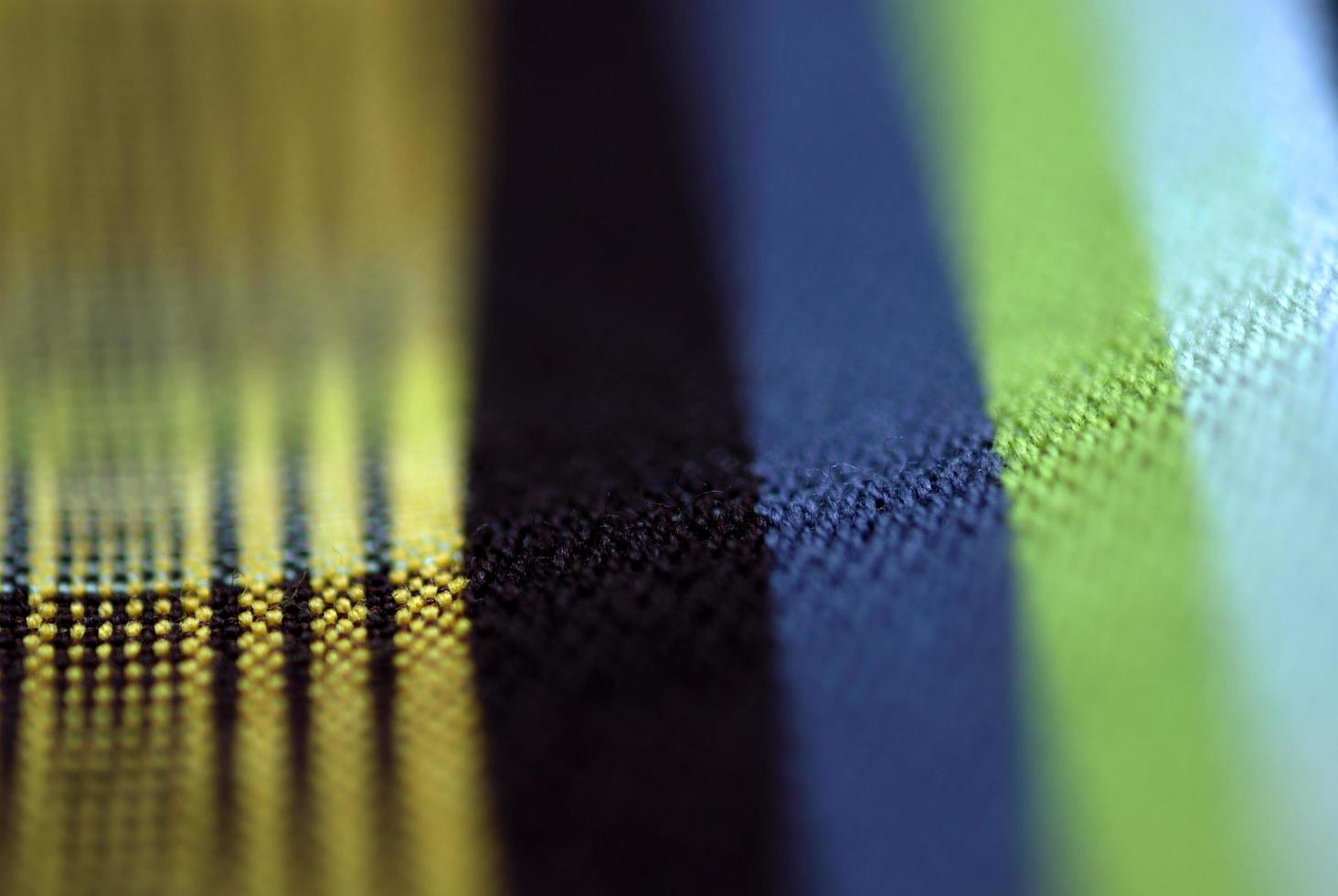 Colorful tablecloth view photo