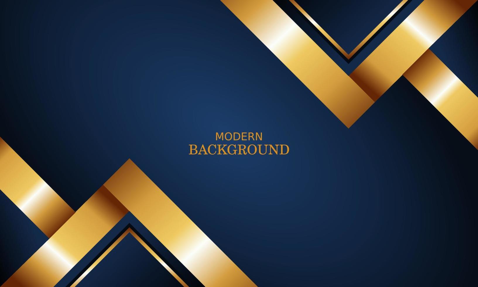 dark blue luxury premium background and gold line. vector