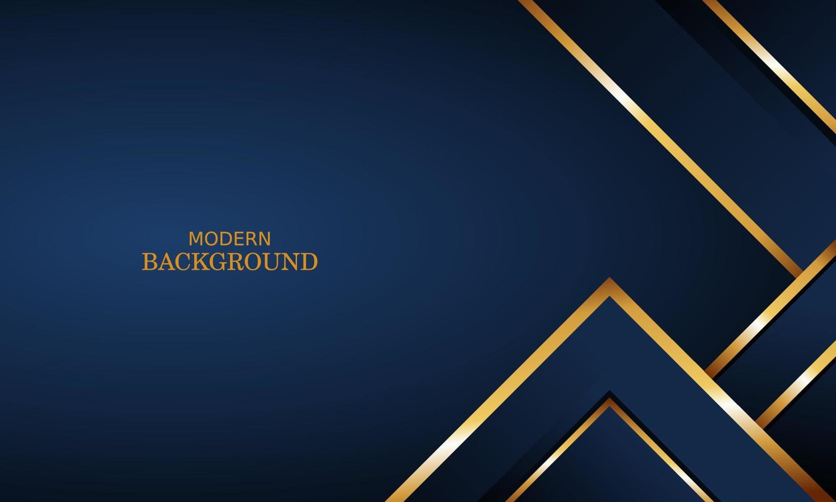 dark blue luxury premium background and gold line. vector