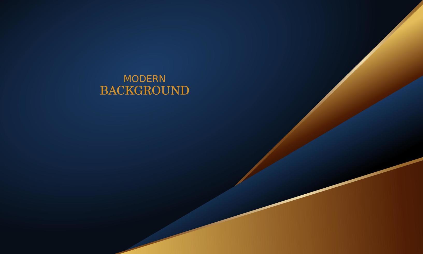 dark blue luxury premium background and gold line. vector