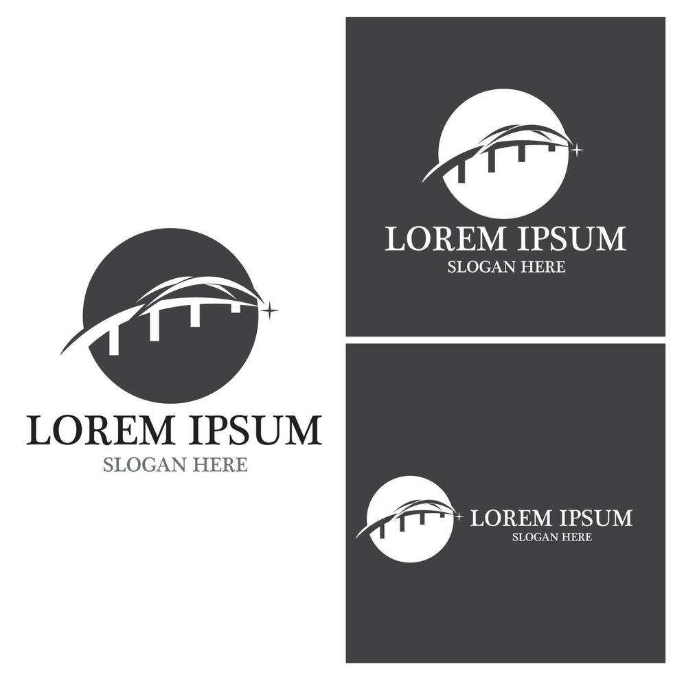 Bridge Logo Template vector icon