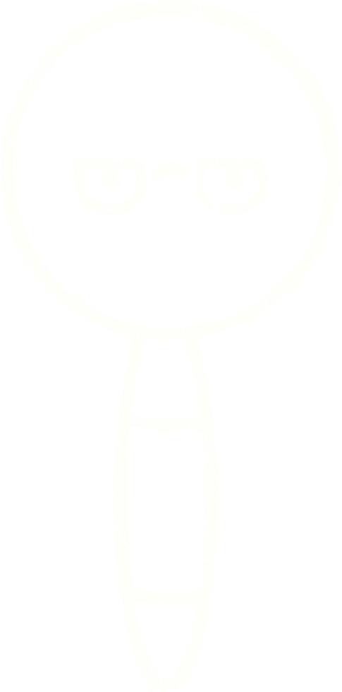 Angry Spyglass Chalk Drawing vector