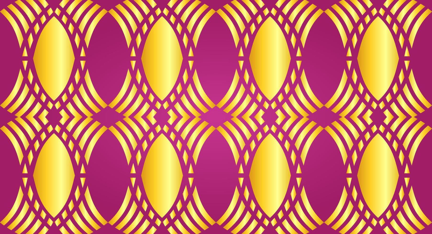 Abstract pattern red and golden lines. vector