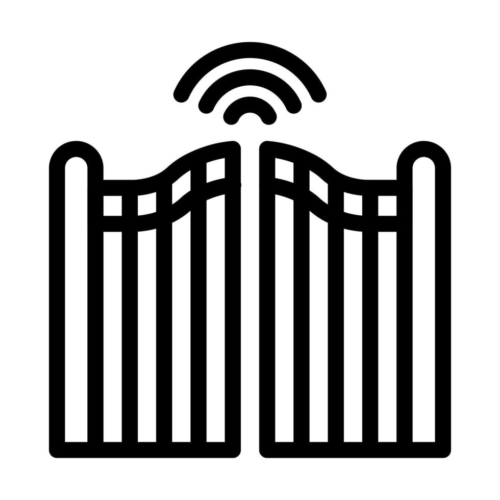 Gate Icon Design vector