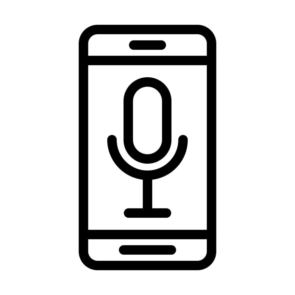 Voice Assistant Icon Design vector