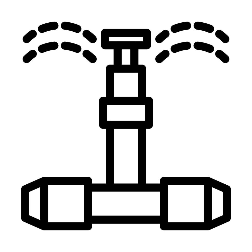 Irrigation System Icon Design vector