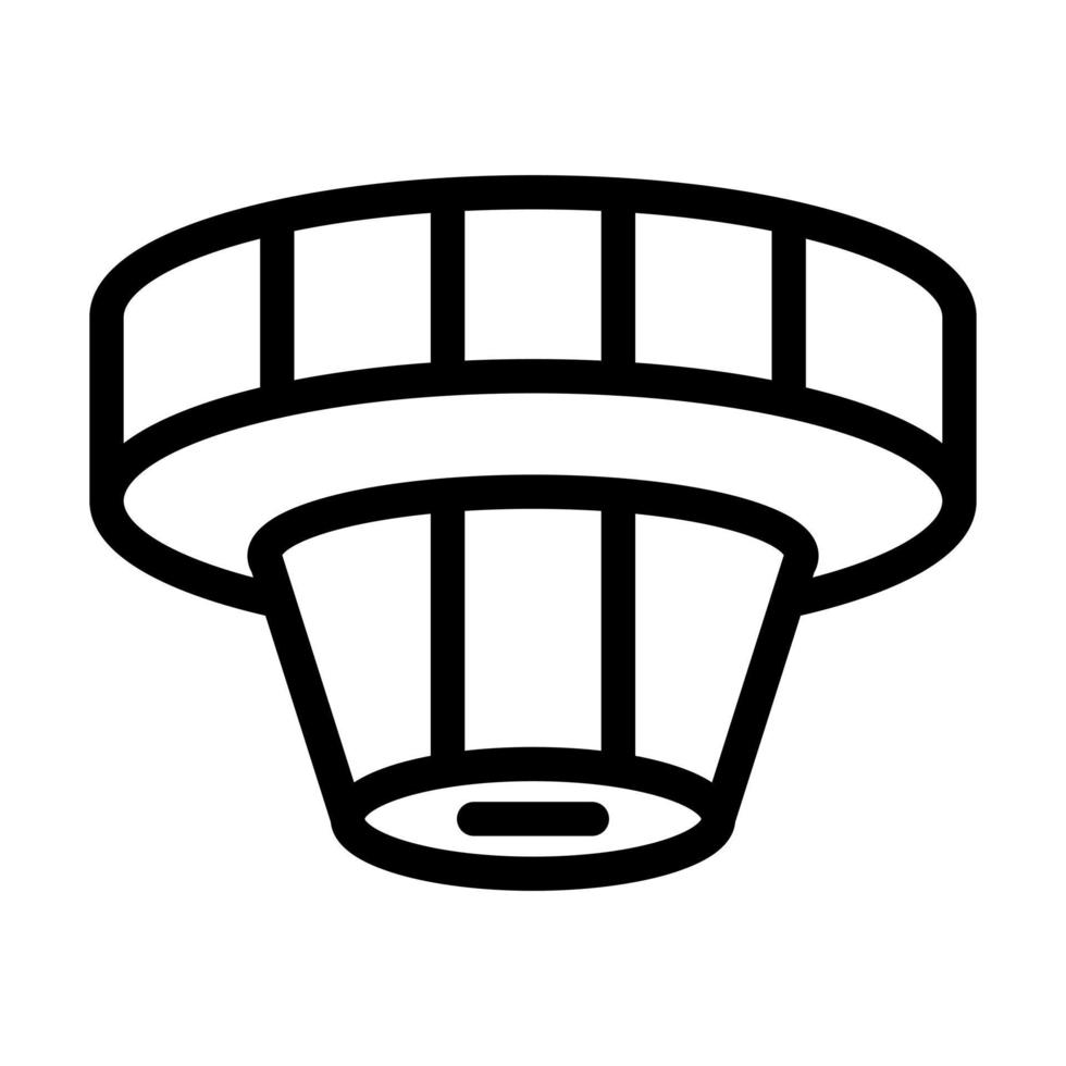 Smoke Detector Icon Design vector