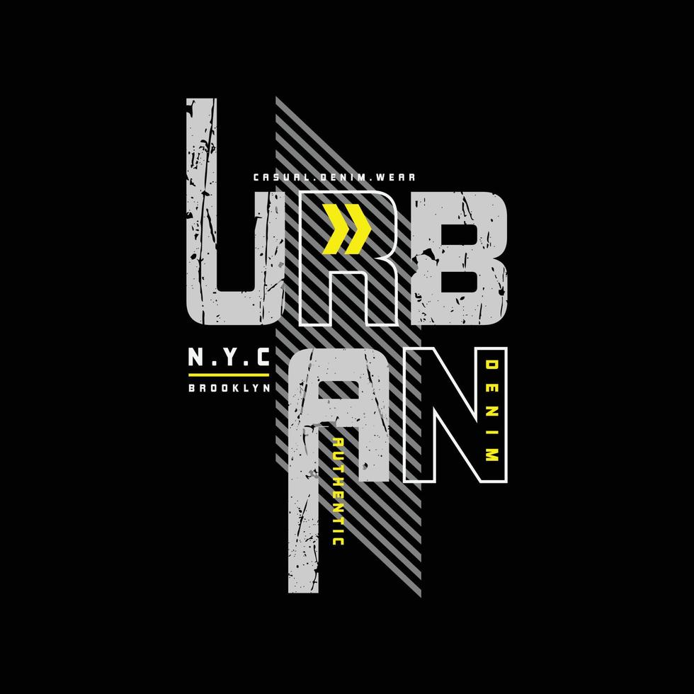 New york urban city t-shirt and apparel design vector