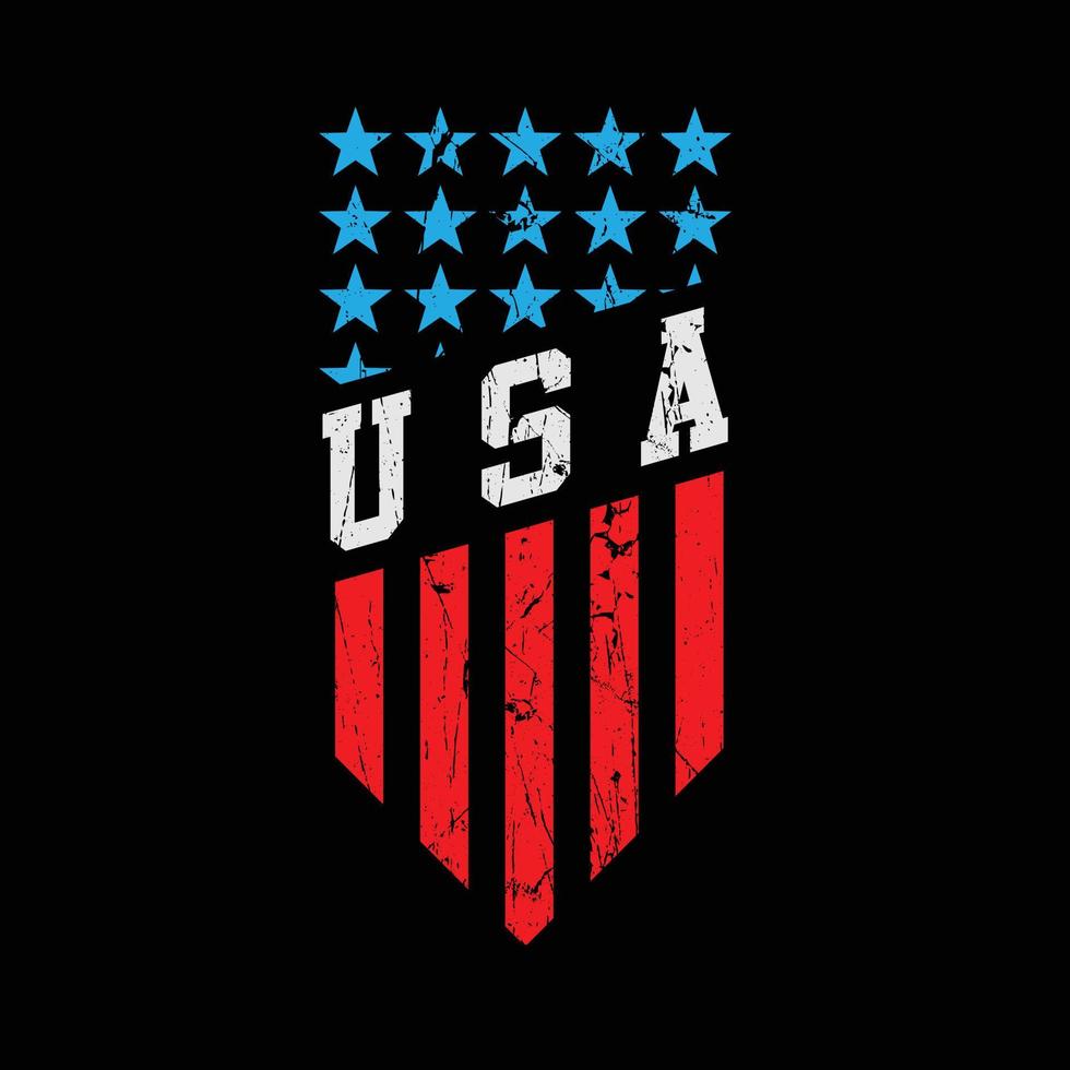 USA t-shirt and apparel design vector