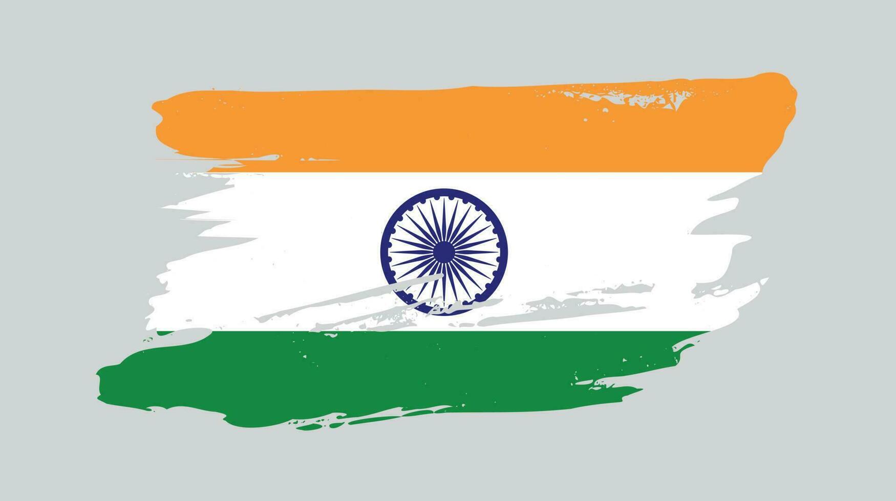 New grunge texture professional India flag design vector