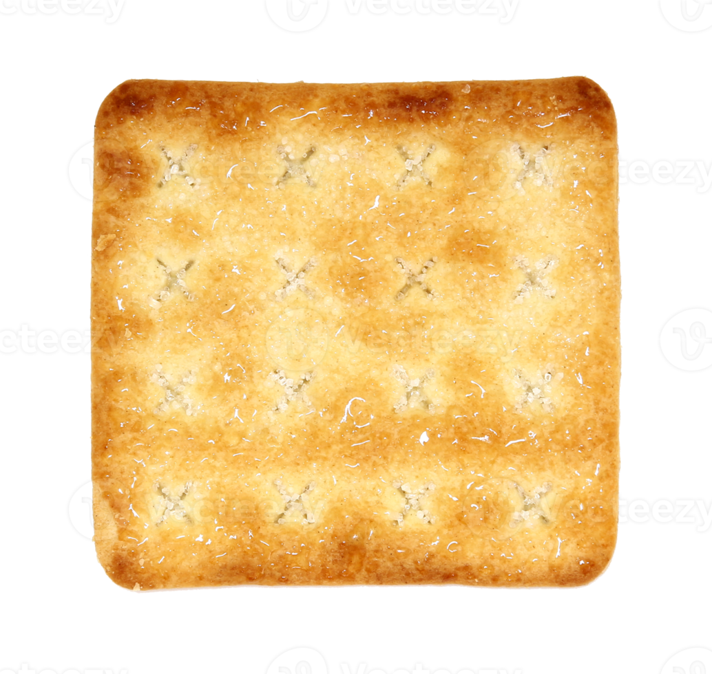 Crackers isolated on transparent background png file