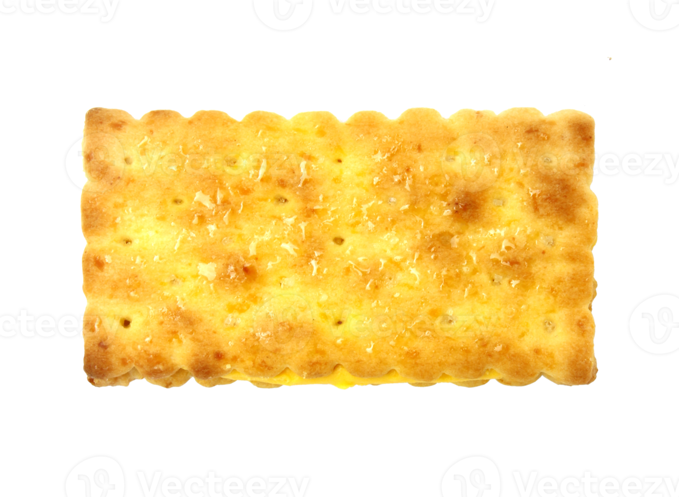 Sandwich-Cracker mit Sahne isoliert auf transparentem Hintergrund png-Datei png