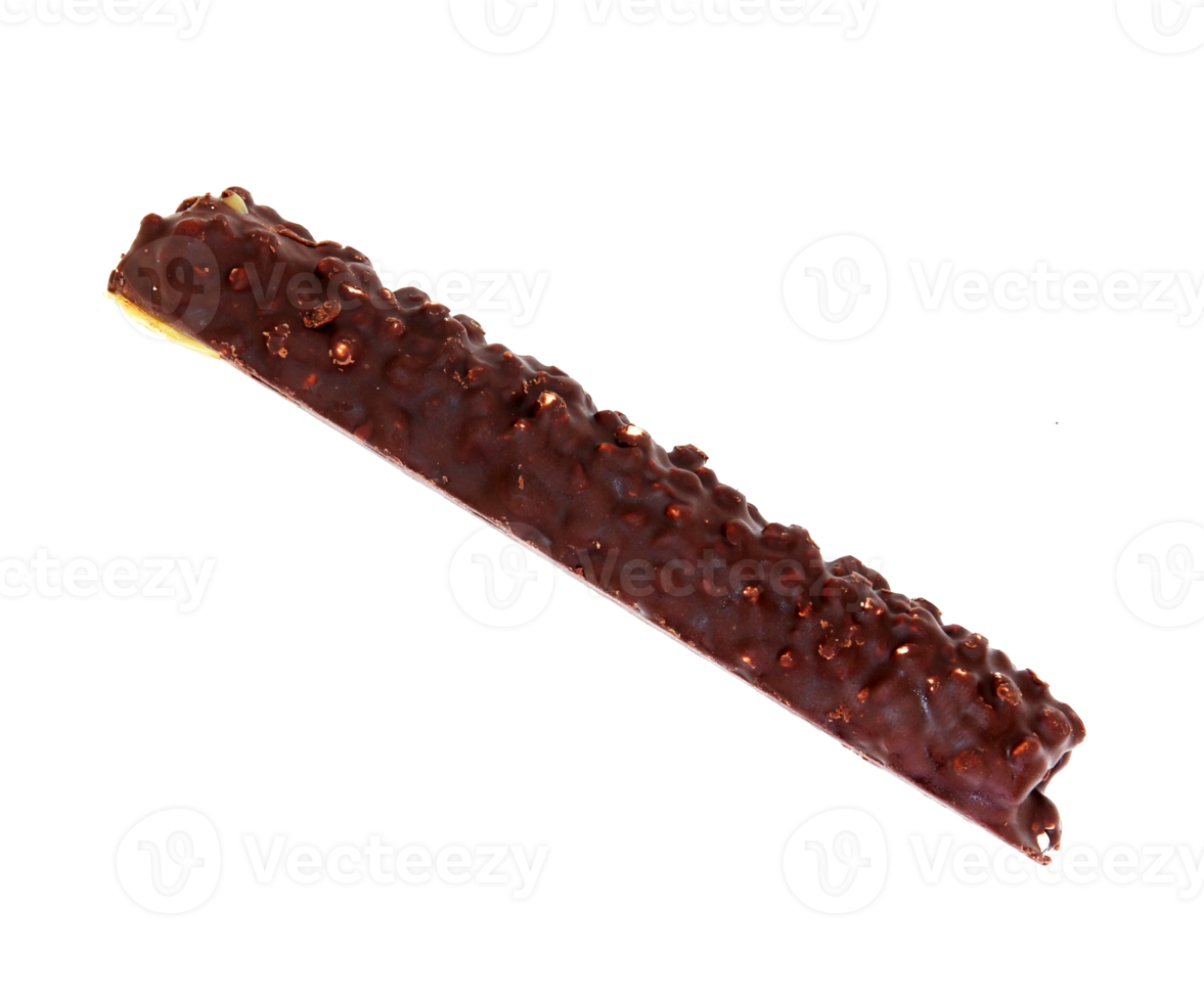 chocolate covered cakes with crushed nuts isolated on transparent background png file