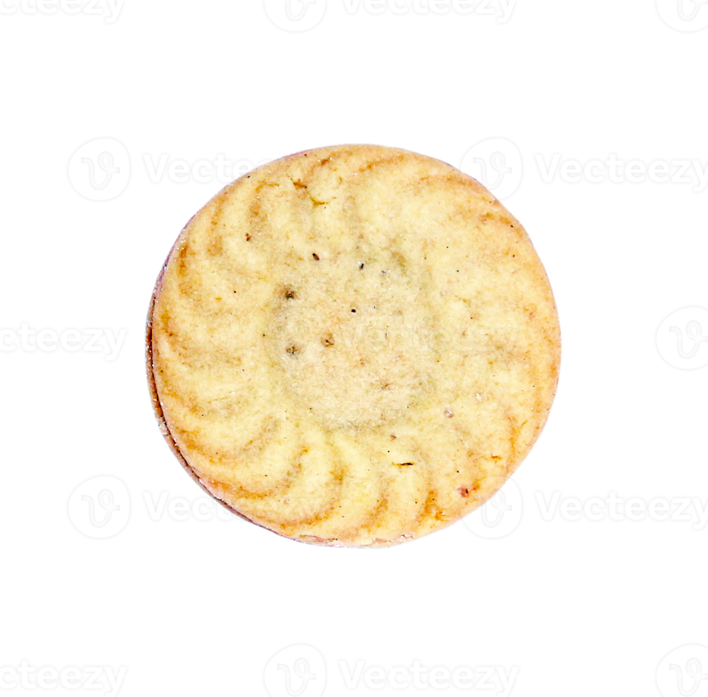round chocolate chip cookie isolated on transparent background png file