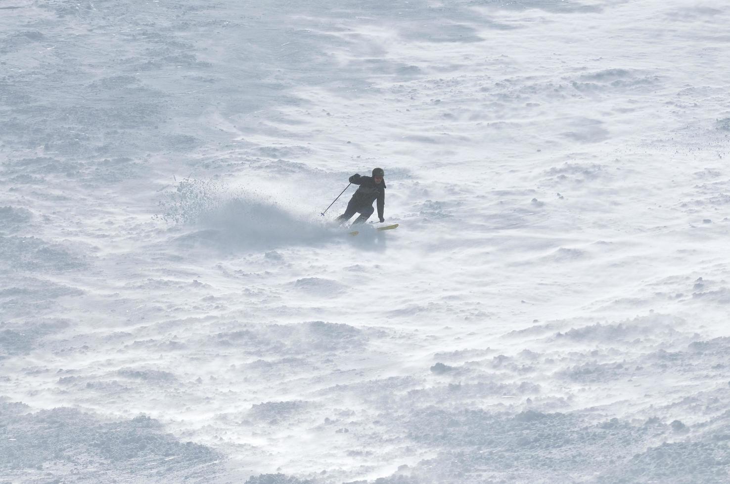 Ski mountain view photo