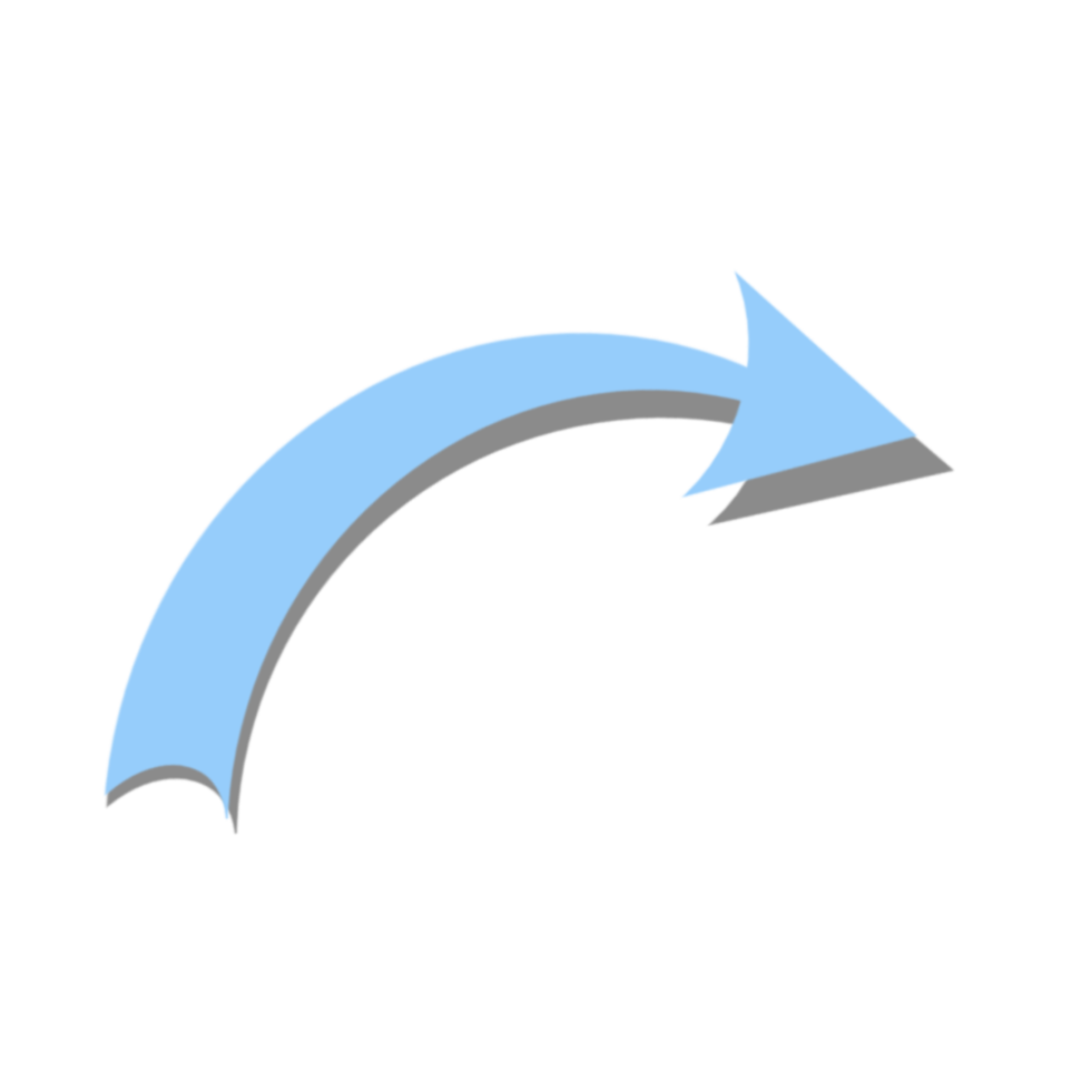 Blue arrow stock element free png. png